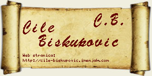 Ćile Biskupović vizit kartica